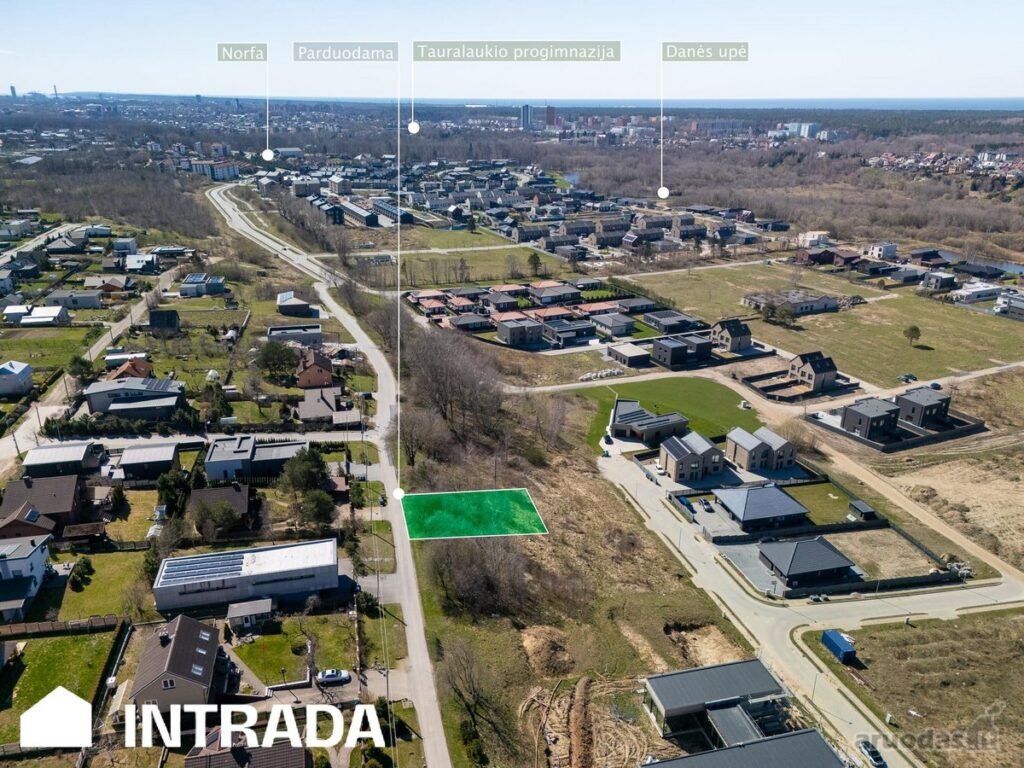 Namų valdos sklypas – Klaipėda, Tauralaukis, Tauro 13-oji g.