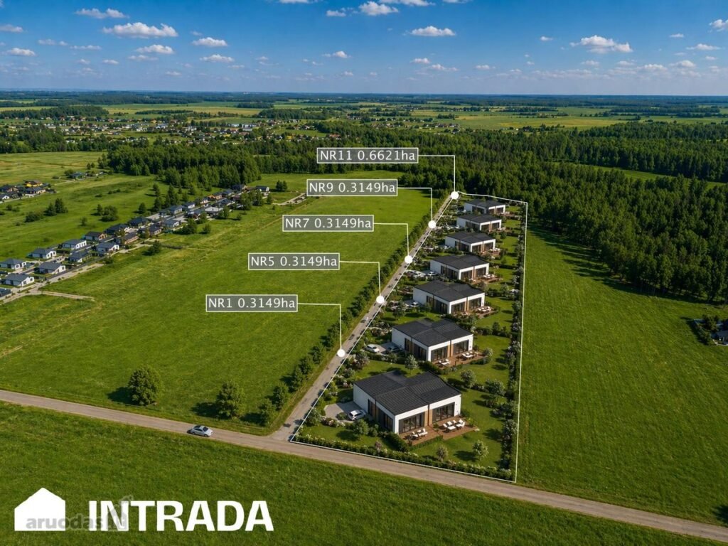 Namų valdos sklypas – Klaipėdos r. sav., Radailių k., Laukiškių g.