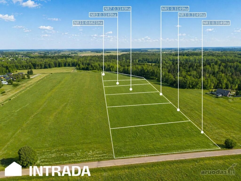 Namų valdos sklypas – Klaipėdos r. sav., Radailių k., Laukiškių g.