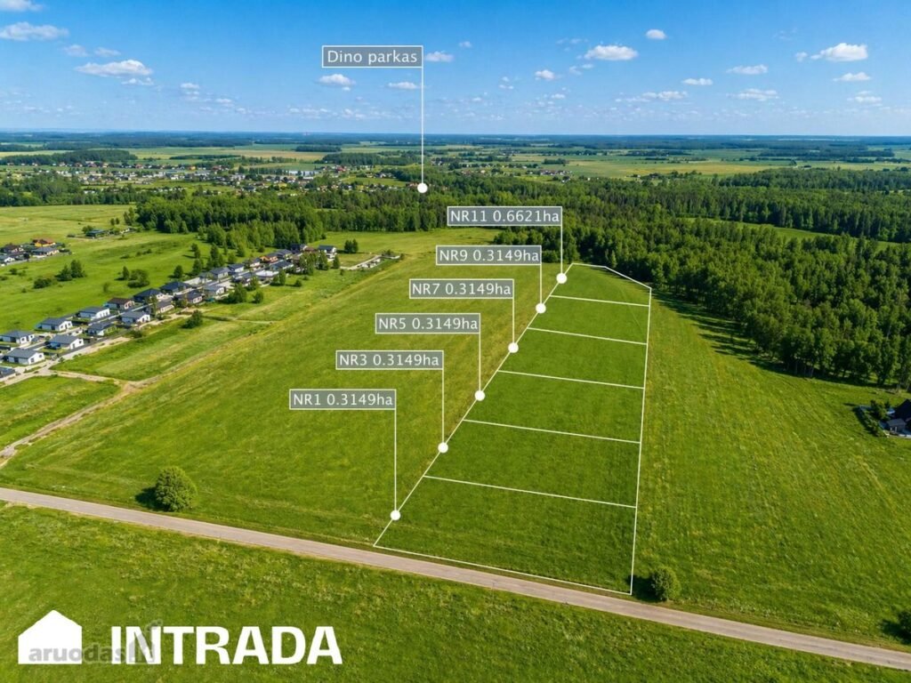 Namų valdos sklypas – Klaipėdos r. sav., Radailių k., Laukiškių g.