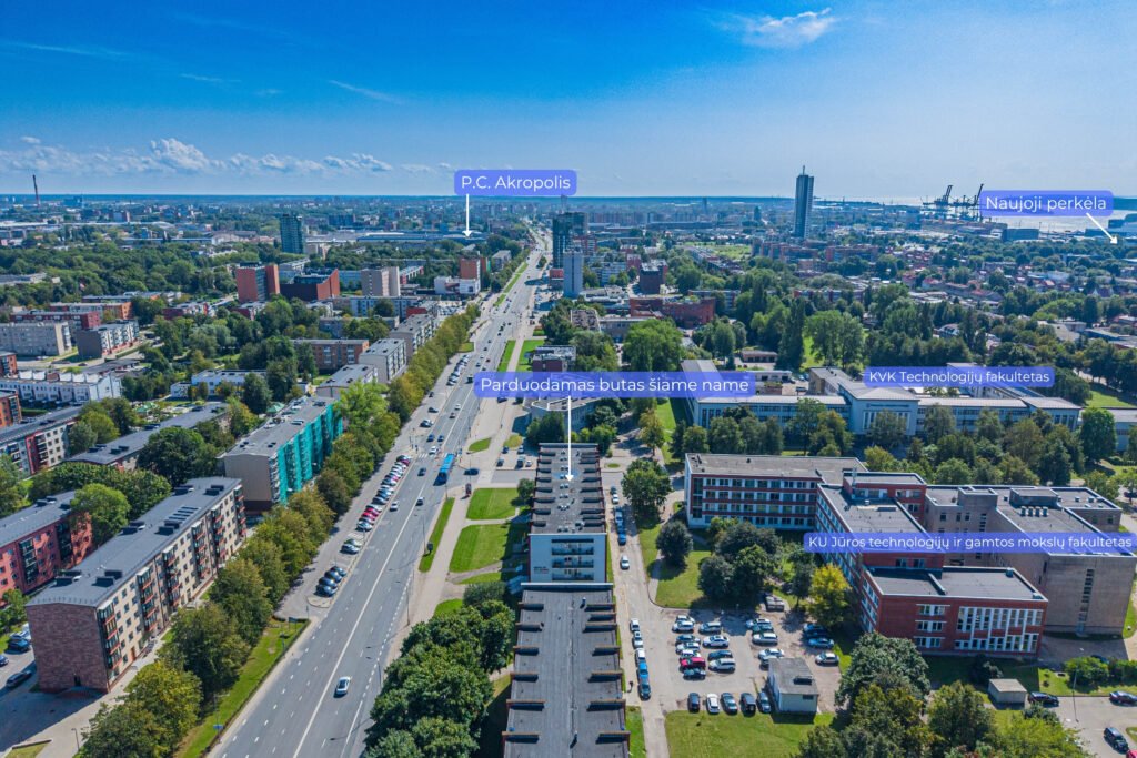 2 kambarių butas – Klaipėda, Centras, Taikos pr.