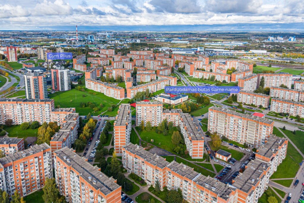 2 kambarių butas – Klaipėda, Bandužiai, Vaidaugų g.